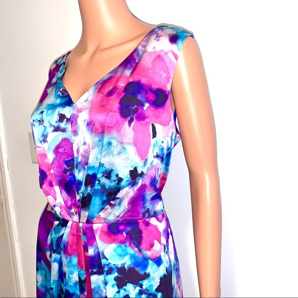JONES NY COLLECTION Formal Watercolor Dress - Picture 3 of 9